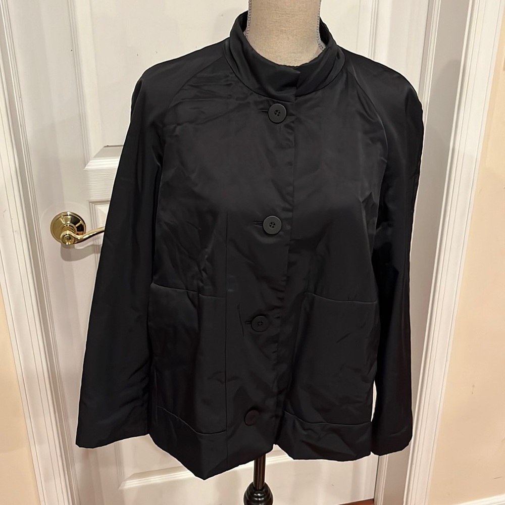 Eileen Fisher Button Down Fleece Jacket - image 1